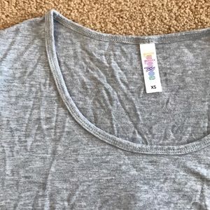 Heather gray XS lularoe classic tee
